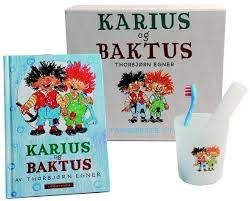 Pris kr 218 (spar kr 31). Karius Og Baktus Boken Tannborste Tannglass Biblioteksentralen