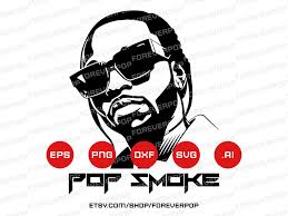 Pop smoke's label has pulled album art designed by virgil abloh after considerable fan backlash. Pop Smoke Vector Illustration Digital Download Print Artist Vector Svg Png Ai File Black Siloute Cutfile C In 2021 Print Artist Smoke Vector Smoke Logo