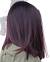 Short Purple Ombre Straight Hair