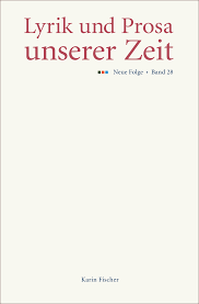 Need to translate prosa from spanish? Karin Fischer Verlag Lyrik Und Prosa Unserer Zeit Band 28 Karin Fischer Verlag