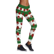 Amazon Com Willsa Womens Yoga Pants Christmas Costume