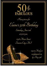 Party Invitation Card Woman 50th Birthday Invitation Sample Pin On Party Enhancements