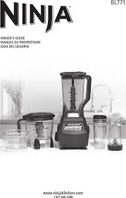 Ninja Bl771 Users Manual