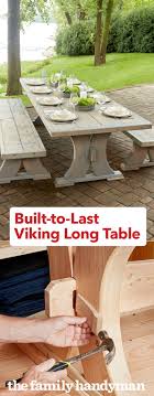 Built To Last Viking Long Table Woodworking Projects Diy Long Table Wood Diy