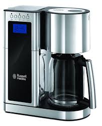 Russell Hobbs 23370 56 Elegance Digitale Glas Kaffeemaschine Mit Schnellheizsystem Und Brausekopf Technologie 1600 Kaffeemaschine Filterkaffeemaschine Kaffee