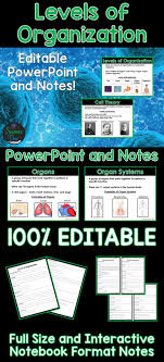 Introduce Or Help Your Students Review Levels Of Organization Cell Tissue Or Calculating Work Middle School Science Activities Middle School Science Teacher