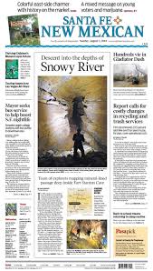 Santa Fe New Mexican, Aug. 3, 2014 by The New Mexican