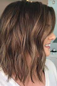 Brunette Balayage Wavy Hair Brown Highlights Long Bob Fine Digi Toptren Joyeux Noel20 Balayage Brunette Brown Hair Balayage Short Hair Balayage