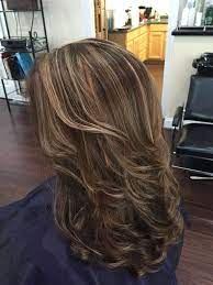 Love My New Highlights 3 Colors With Beach Waves Hair Color Orange Brunette Balayage Hair Warm Hair Color