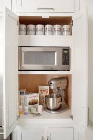 Kitchen With Hidden Microwave Transitional Kitchen Kitchen Remodel Small Microwave In Kitchen Kitchen Design Small