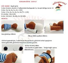 Amigurumi Korsan Kopek Yastik Amigurumi Yastik Orme Bebekler