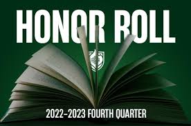 Fourth Quarter Honor Roll Released