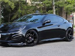 Delivering the ultimate in style. 2014 Hyundai Genesis Coupe 2 0t With 19x8 5 Curva C42 And Lionhart 245x35 On Coilovers 1114468 Fitment Industries