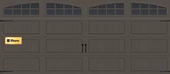 Garage Door Clopay Gallery Long Panel With Arch Grilles In Mocha Brown Finish Rustic Entry Doors Brown Garage Door Brown Doors