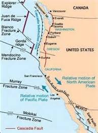 West Coast Earthquake Fault Lines Bing Images Eureka California Earthquake Prediction Earthquake