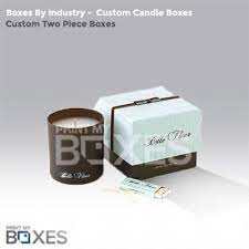 Custom Two Piece Candle Boxes Candle Box Packaging Candle Box Custom Candles