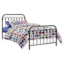 By zinus (86) lorrick black metal twin platform bed frame. Novogratz Bright Pop Metal Bed Bed Bath Beyond