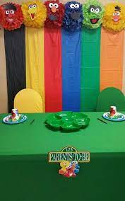 Sesame Street Backdrop Sesame Street Baby Shower Creative