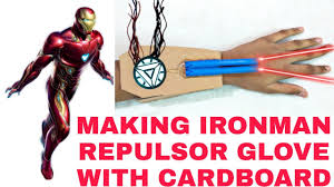In this video i have shown you how to make iron man hand with cardboard at home. Making The Real Ironman Repulsor Glove With Cardboard Homemade Diy Ironman S Gauntlet Youtube