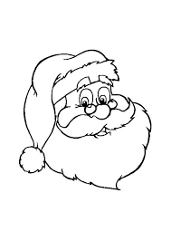 Papa Noel Para Colorear Imprimir
