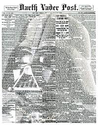 Star Wars Newspapers Darth Vader Author Vince Pezzaniti Star Wars Art Print Star Wars Art Star Wars