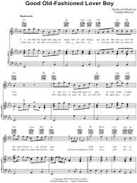 Maybe you would like to learn more about one of these? Queen Good Old Fashioned Lover Boy Sheet Music In Eb Major Transposable Download Print Sku Mn0065579