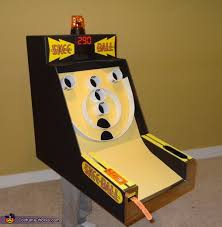 The skee ball machine is a wonderful thing. Skee Ball Machine Costume No Sew Diy Costumes