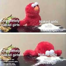 Naked girls with stockings is hella drug : r/memes