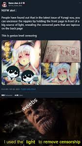 Didn T Expect You Can Use Light To Remove Censorship Animemes