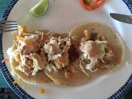 These are his fish tacos. Baja Fish Tacos From Oceana Picture Of Secrets Aura Cozumel Tripadvisor