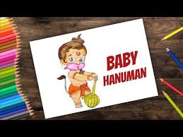 Go further to learn how to draw monkey avatar lord bal hanuman cartoon face and full body cartoon. How To Draw Baby Hanuman Bal Hanuman Cartoon By World Of Art