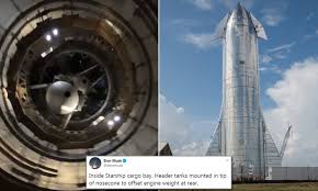 Icon, logo, web, postcard, poster. Elon Musk Takes You Inside Starship With New Video Daily Mail Online