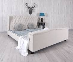 Das mahagoni for schlafzimmer auf. Englisches Ehebett Chesterfield Bett Polsterbett Kopfteil 180x200cm Doppelbett Ebay