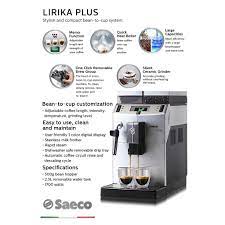 Check spelling or type a new query. Saeco Lirika Plus Espresso Machine Shopee Philippines