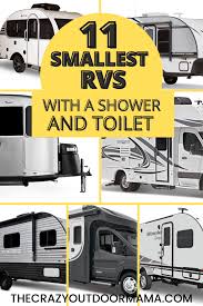 Sliding doors are a great way to add some style to your bathroom. 11 Best Small Rvs With A Shower And Toilet Pics Floor Plans The Crazy Outdoor Mama