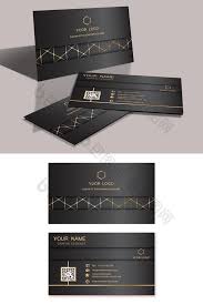 Black And Gold Visiting Card Design Over 1 Million Creative Templates By Pikbest Simple Business Cards Business Card Design Free Business Cards