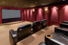 When it comes to contemporary interior design, less is always more. Contemporary Home Theater Luxe Interiors Design
