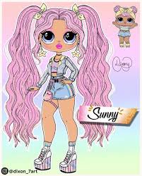 Lol Surprise On Instagram Ohhhh Pink Hair Love It Amazing Art From Dixon 7art Rozovye Volosy M Lol Dolls Doll Drawing Cute Cartoon Wallpapers