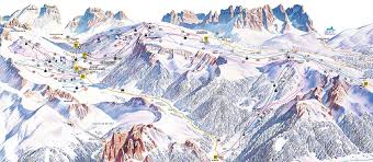 Le seguenti cartine escursionistiche illustrano i sentieri, gli impianti di risalita e i percorsi consigliati agli appassionati di mountain bike. Cartina Delle Piste Sci Moena Alpe Lusia Dove Sciare