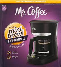 Mr Coffee Black Chrome Programmable Coffee Maker 5 C In 2021 Coffee Maker Coffee Brewing Coffee