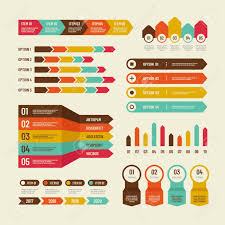 Infographic Template Economic Charts Marketing Graphs Process