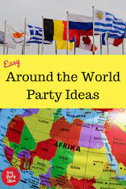Invite each child to sit in a cardboard box which will represent his airplane throughout the theme. Around The World Party Ideas