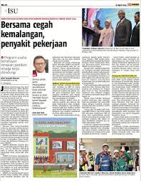 </b> setiap invidu hendaklah memainkan peranan. Berita Department Of Occupational Safety And Health Facebook
