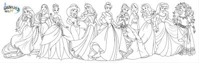 Here you can find the best free coloring pages of disney princesses and other characters from these films and when a new disney princess appears you will also find coloring pages here. Disney Princess Coloring Pages Print Tag Uncategorized Inspirations Free Printable All Princesses Together Elsa Anna Pictures Colouring Book To Moana Oguchionyewu
