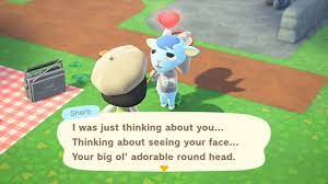 Has Anyone Else Had A Lazy Say This Sherb Just Surprised Me With The Cutest Thing I Ve Ever Had A Villager Tell Me Animalcrossing