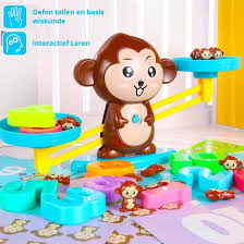 Bol Com Educatief Speelgoed Monkey Balance Educatief Speelgoed Voor Kinderen Vanaf 3 Jaar