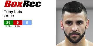 BoxRec: Tony Luis