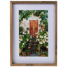 They were priced at $2.67 for two, which i thought was a. Flowered Doorway Framed Wall Decor Hobby Lobby 1951714