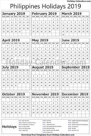 Philippines National Holidays 2019 National Holiday Calendar National Holidays Philippine Holidays