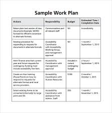 Your strategy is the big picture approach for your project plan that you will implement to achieve your goals. Free 23 Sample Work Plan Templates In Google Docs Ms Word Pages Pdf